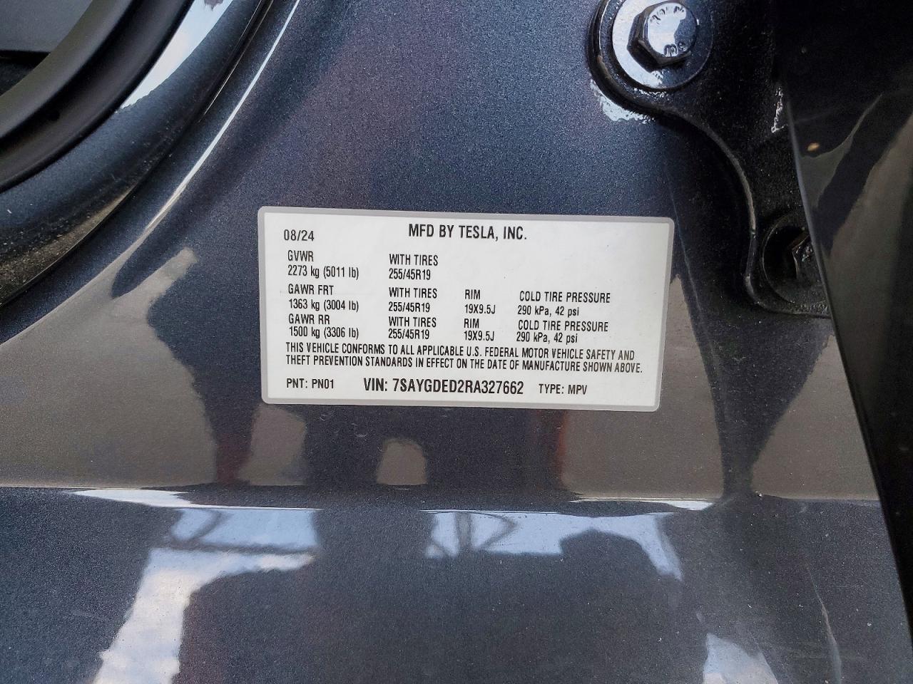 2024 TESLA MODEL Y — Фото 12 из 12