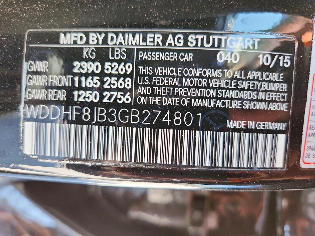 2016 MERCEDES-BENZ E 350 4MAT — Фото 13 из 13