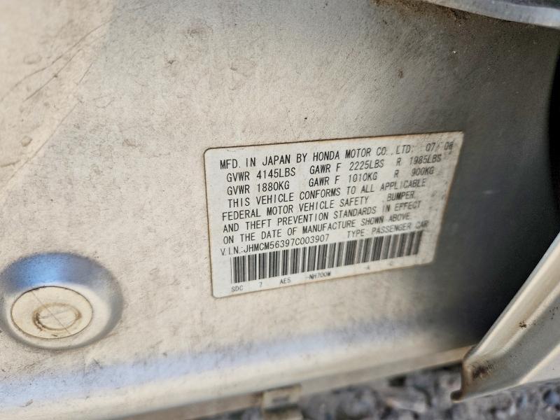 JHMCM56397C003907 2007 HONDA ACCORD photo no. 12