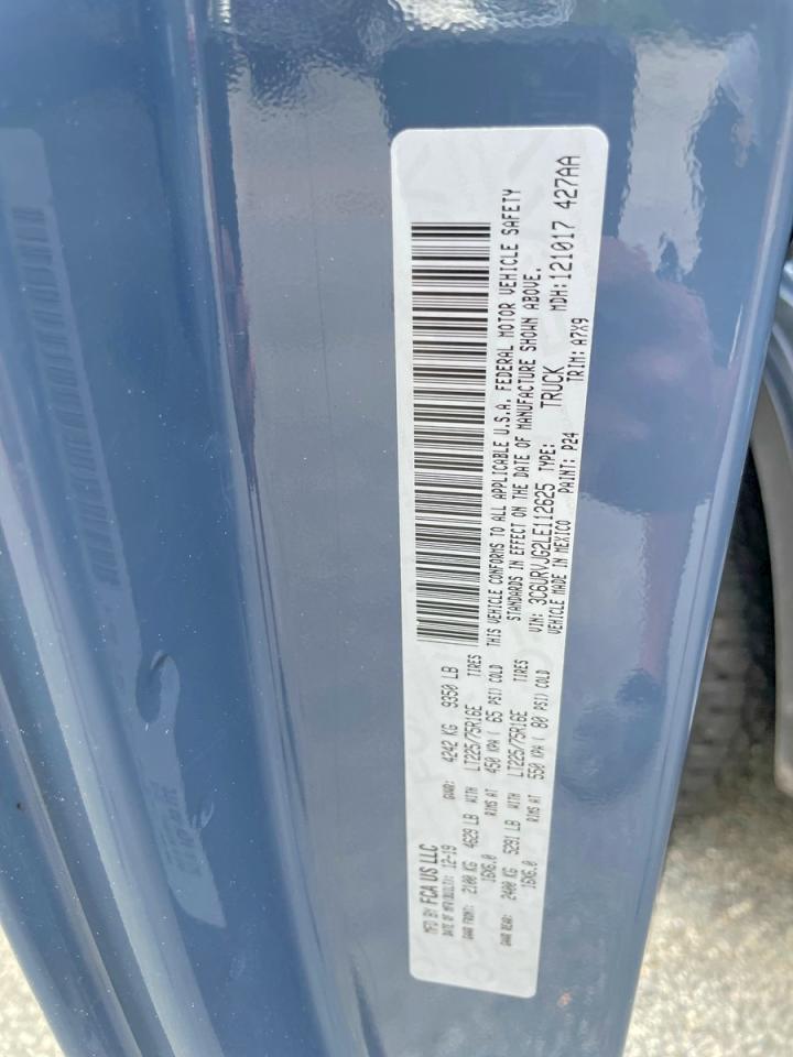 2020 RAM PROMASTER 3500 3500 HIGH — Фото 10 из 11