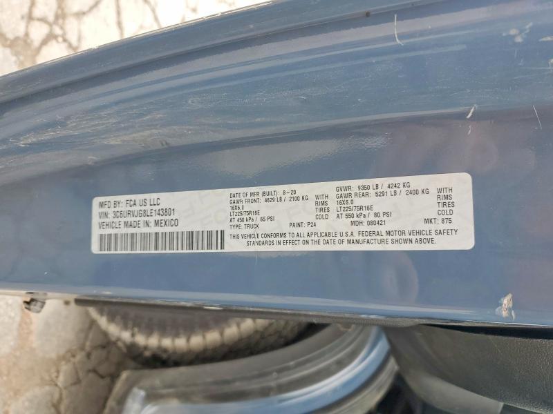 2020 RAM PROMASTER 3500 3500 HIGH — Фото 13 из 13