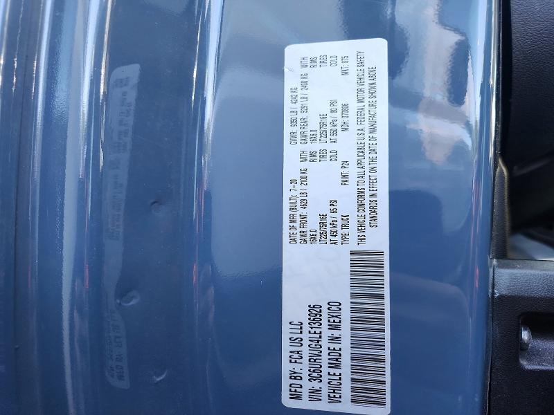 2020 RAM PROMASTER 3500 3500 HIGH — Фото 14 из 14