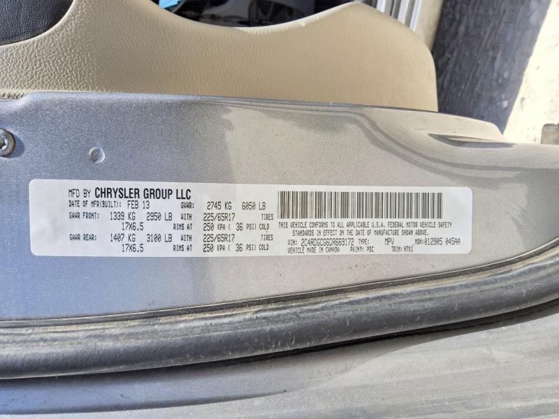 2013 DODGE GRAND CARAVAN SXT — Фото 13 из 13