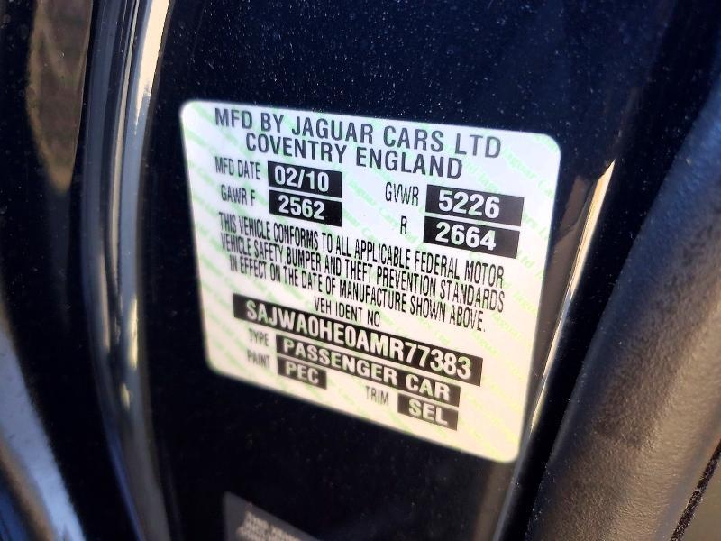 2010 JAGUAR XF SUPERCHARGED — Фото 12 из 12