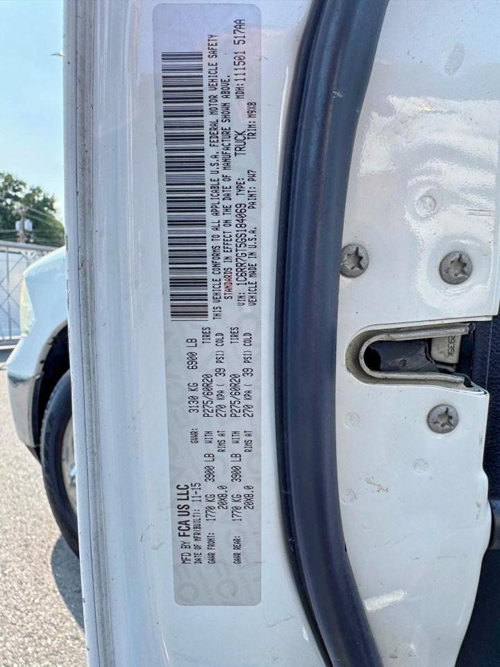 1C6RR7GT5GS184069 2016 RAM 1500 photo no. 11
