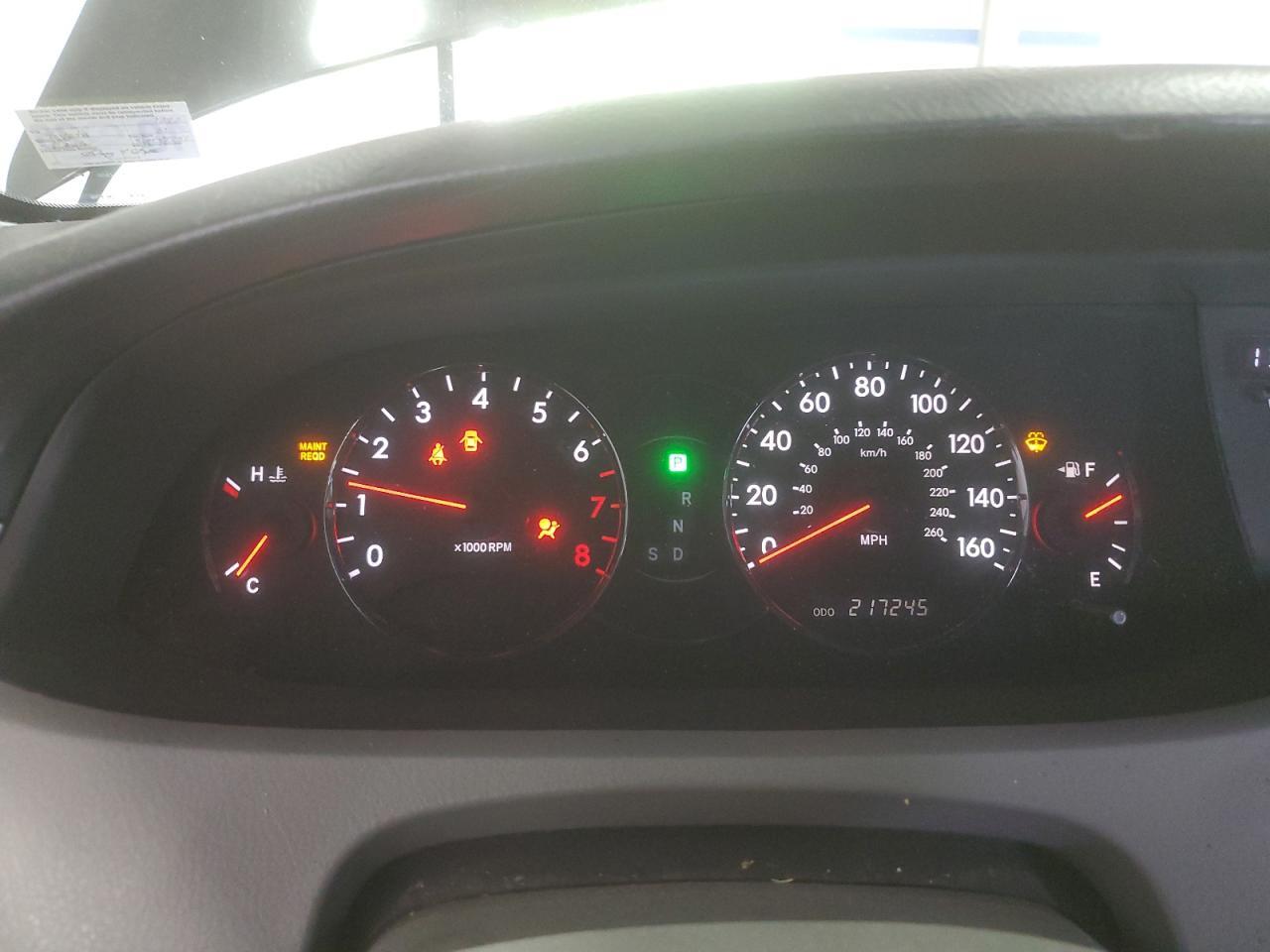 2007 TOYOTA AVALON XL — Фото 9 из 12