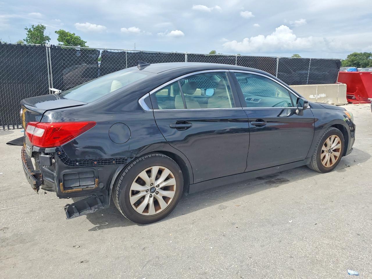2016 SUBARU LEGACY 2.5I PREMIUM — Фото 3 из 12