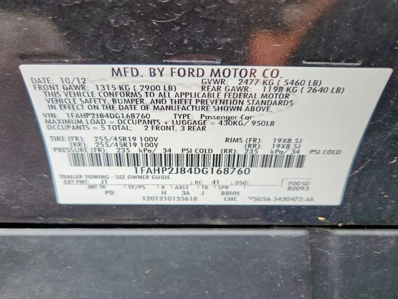 2013 FORD TAURUS LIMITED — Фото 12 из 12