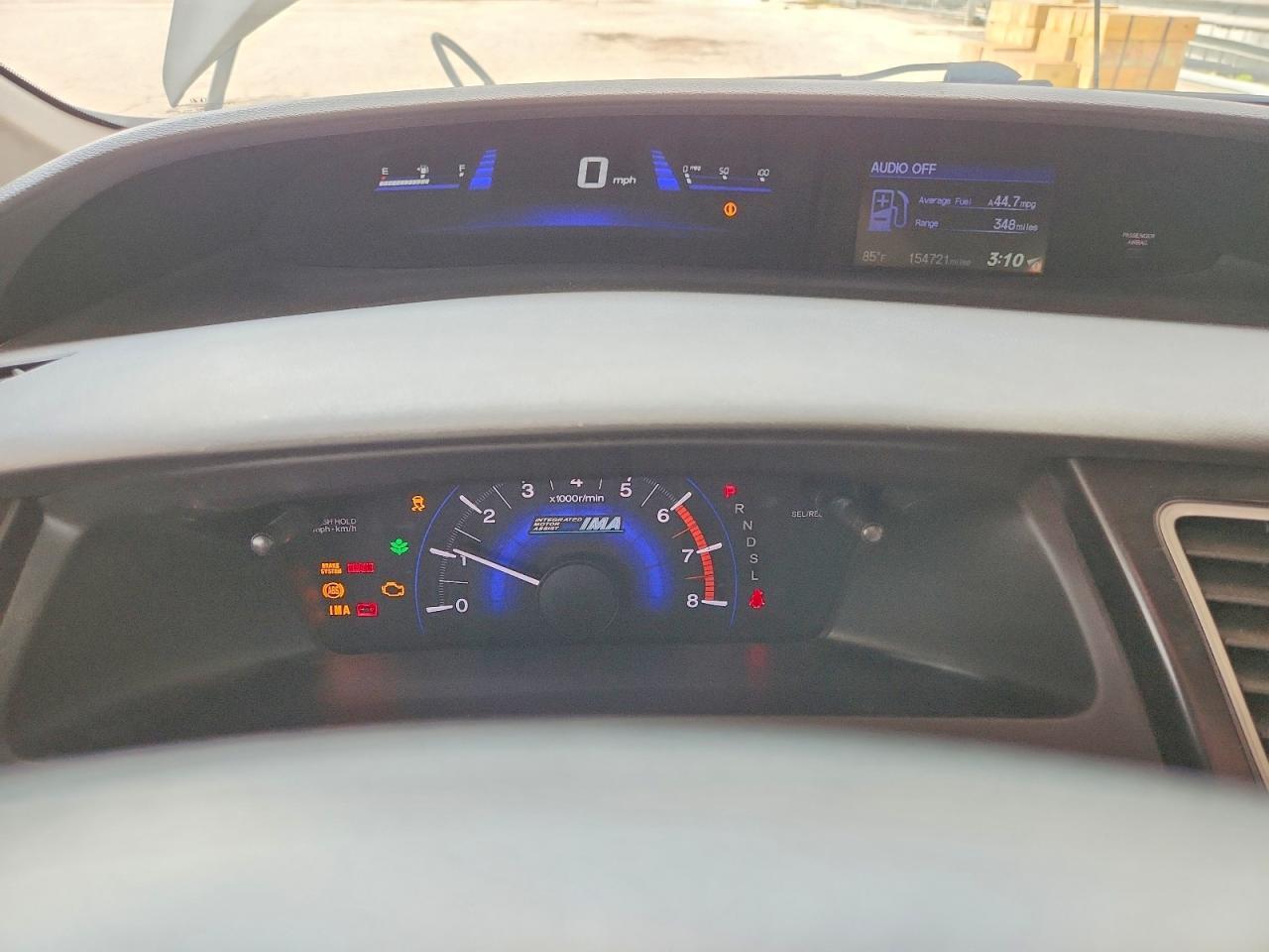 2013 HONDA CIVIC HYBRID — Фото 9 из 12