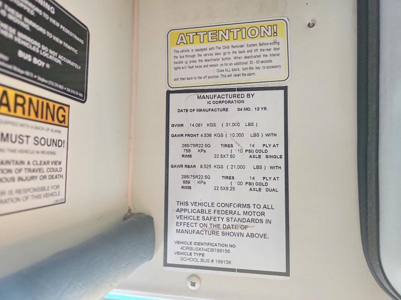 2013 IC CORPORATION CE SERIES SCHOOL - SCHOOL BUS — Фото 10 из 10