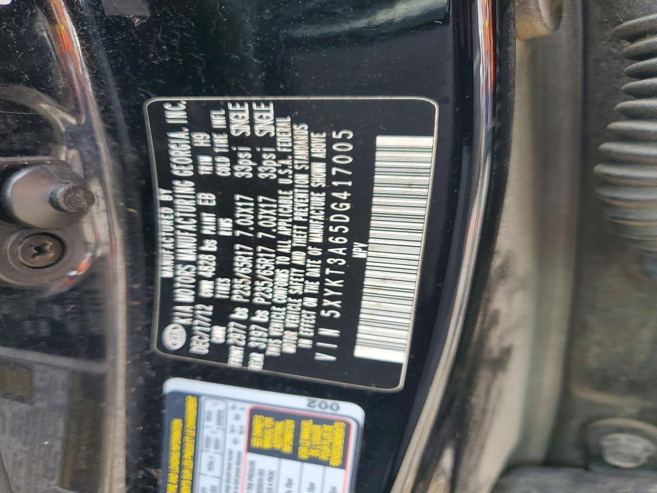 2013 KIA SORENTO LX — Фото 14 из 14