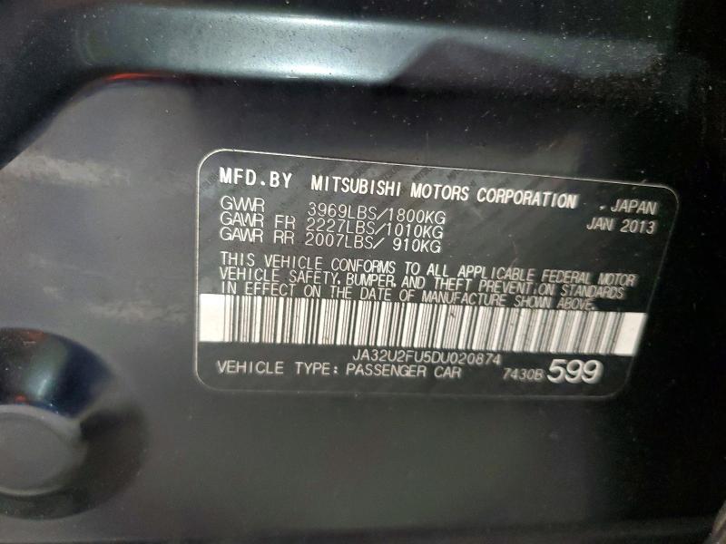 2013 MITSUBISHI LANCER ES/ES SPORT — Фото 12 из 12
