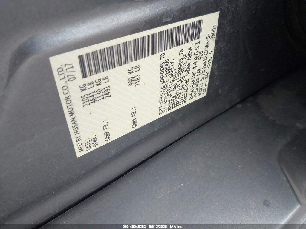 1N4AA6AP1HC444651 2017 NISSAN MAXIMA photo no. 9