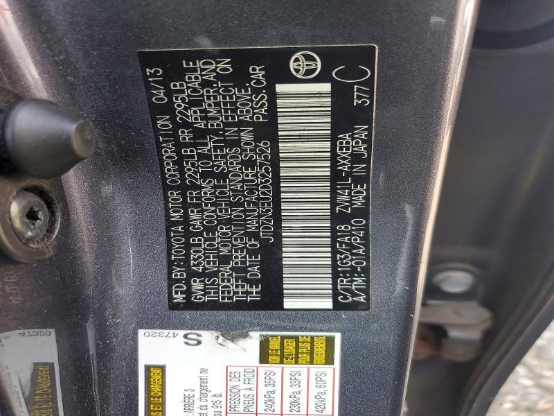 2013 TOYOTA PRIUS V TWO — Фото 12 из 12
