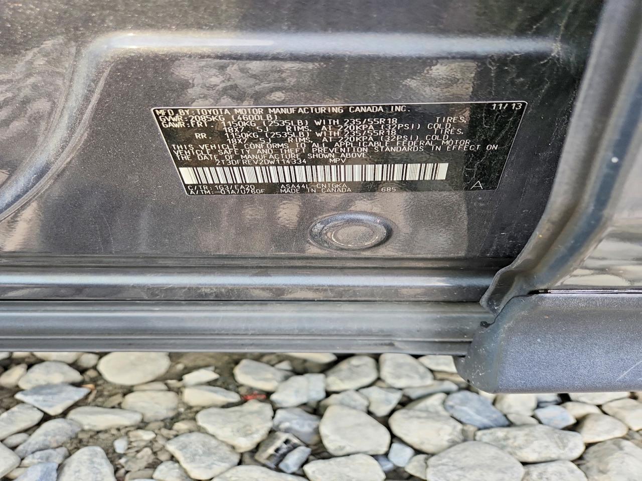 2013 TOYOTA RAV4 LIMITED — Фото 13 из 13