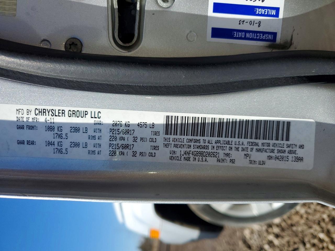 2011 JEEP PATRIOT LATITUDE — Фото 13 из 13