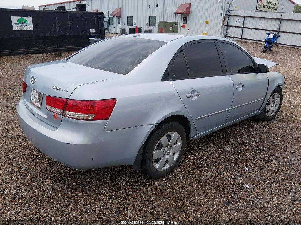 5NPET46C58H301948 2008 HYUNDAI SONATA photo no. 4