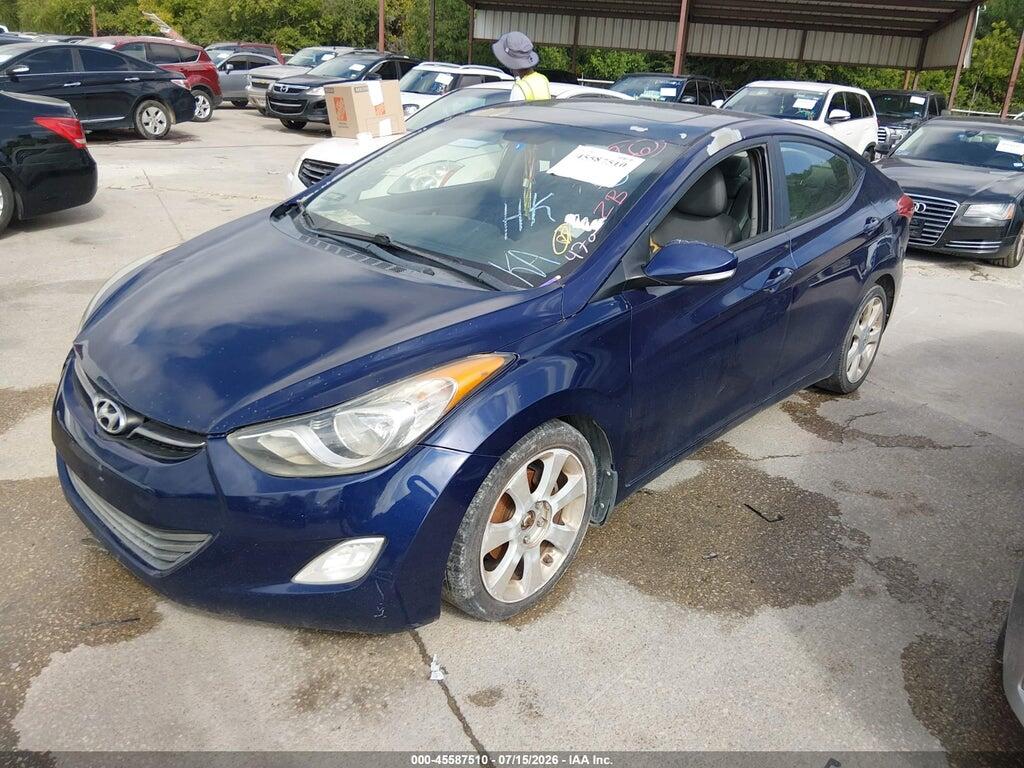 5NPDH4AE3CH111600 2012 HYUNDAI ELANTRA photo no. 2