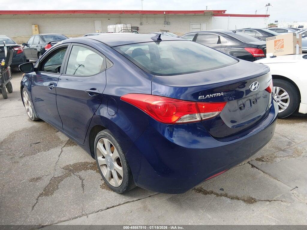 5NPDH4AE3CH111600 2012 HYUNDAI ELANTRA photo no. 3