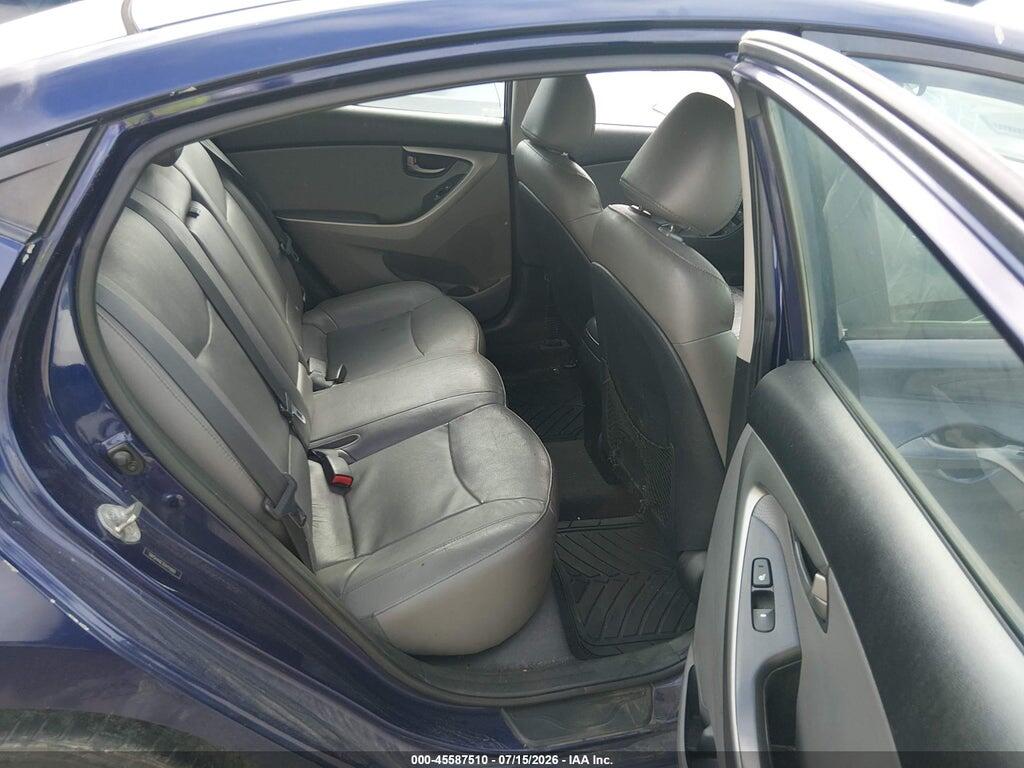 5NPDH4AE3CH111600 2012 HYUNDAI ELANTRA photo no. 8