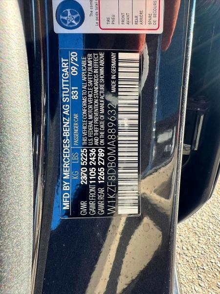 W1KZF8DB0MA889632 2021 MERCEDES-BENZ E photo no. 10