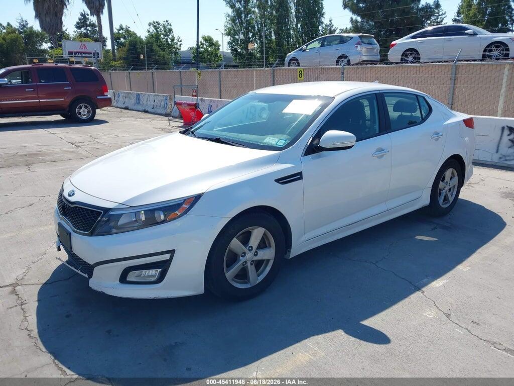 KNAGM4A71F5653516 2015 KIA OPTIMA photo no. 2