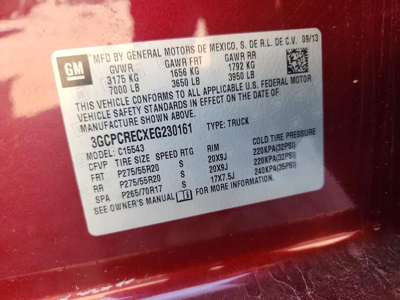 2014 CHEVROLET SILVERADO C1500 LT — Фото 12 из 12