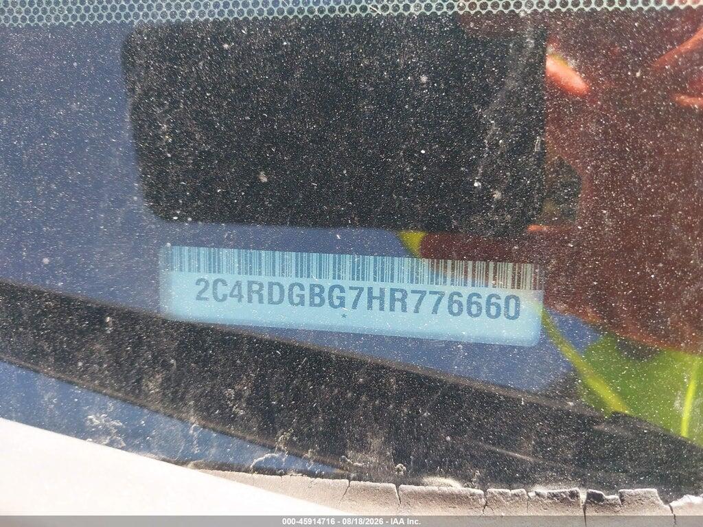 2C4RDGBG7HR776660 2017 DODGE GRAND CARAVAN photo no. 9