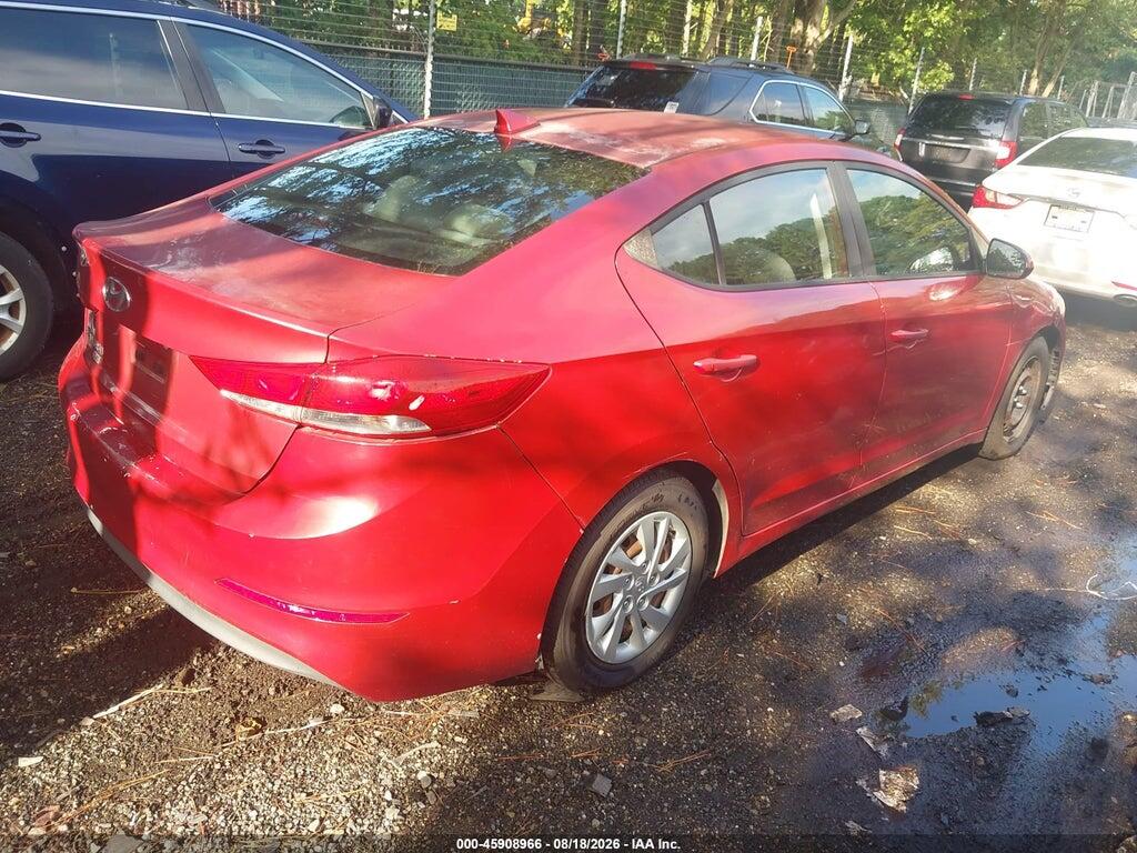 5NPD74LF8HH167337 2017 HYUNDAI ELANTRA photo no. 4