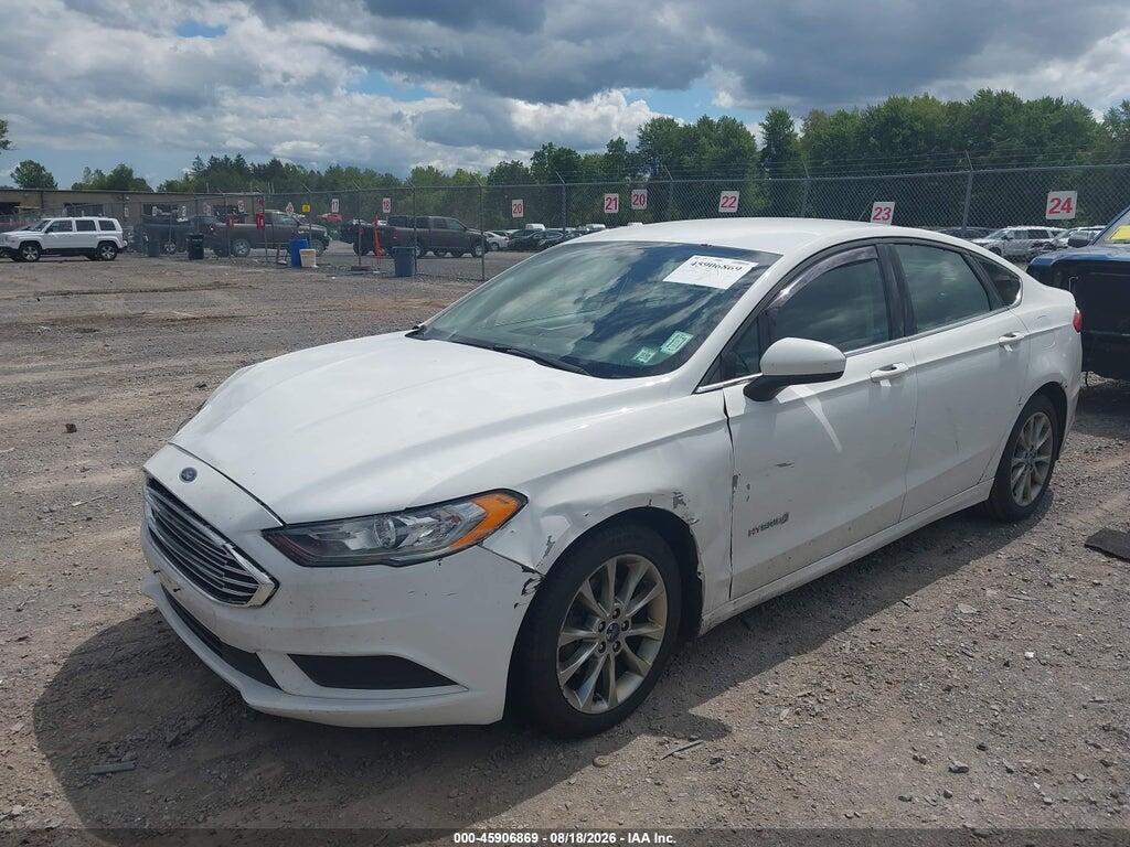 3FA6P0LU1HR385400 2017 FORD FUSION HYBRID photo no. 2