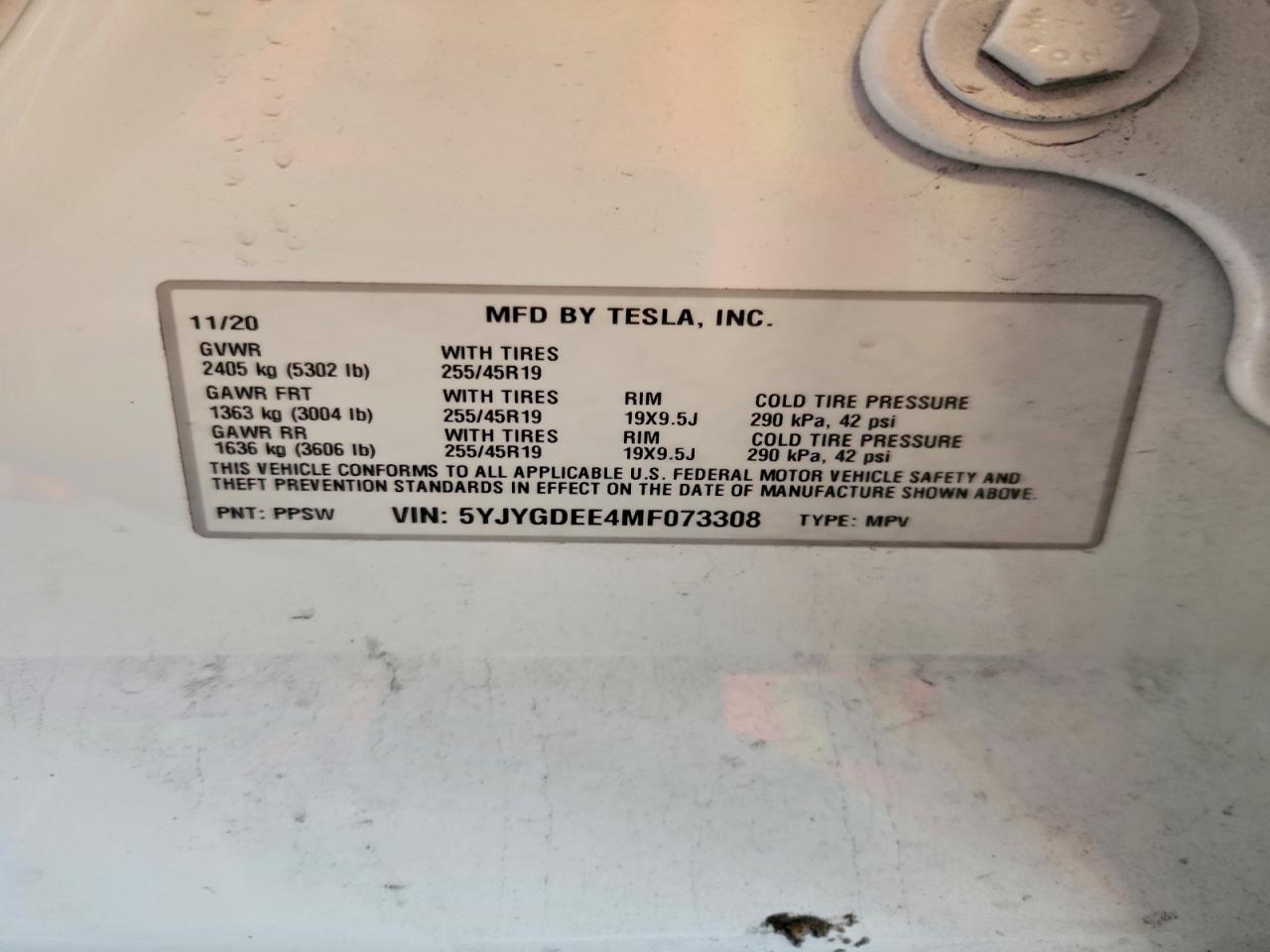 2021 TESLA MODEL Y — Фото 12 из 12