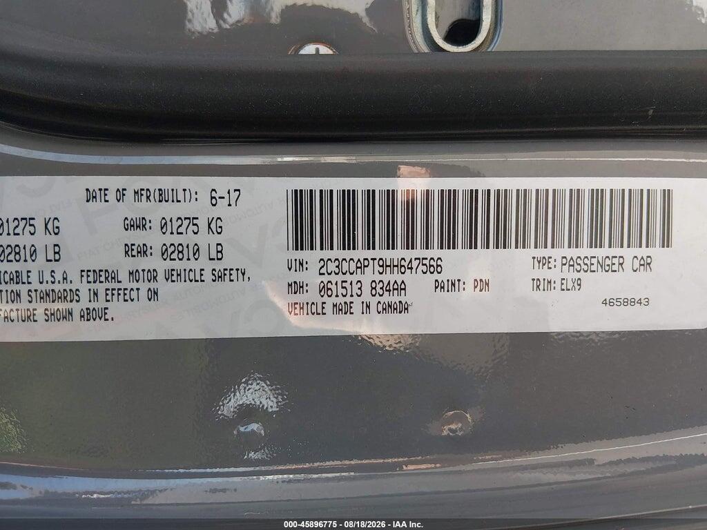 2C3CCAPT9HH647566 2017 CHRYSLER 300C photo no. 9
