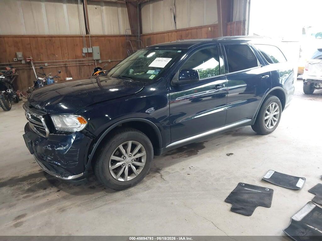 1C4RDJAG1HC860187 2017 DODGE DURANGO photo no. 2