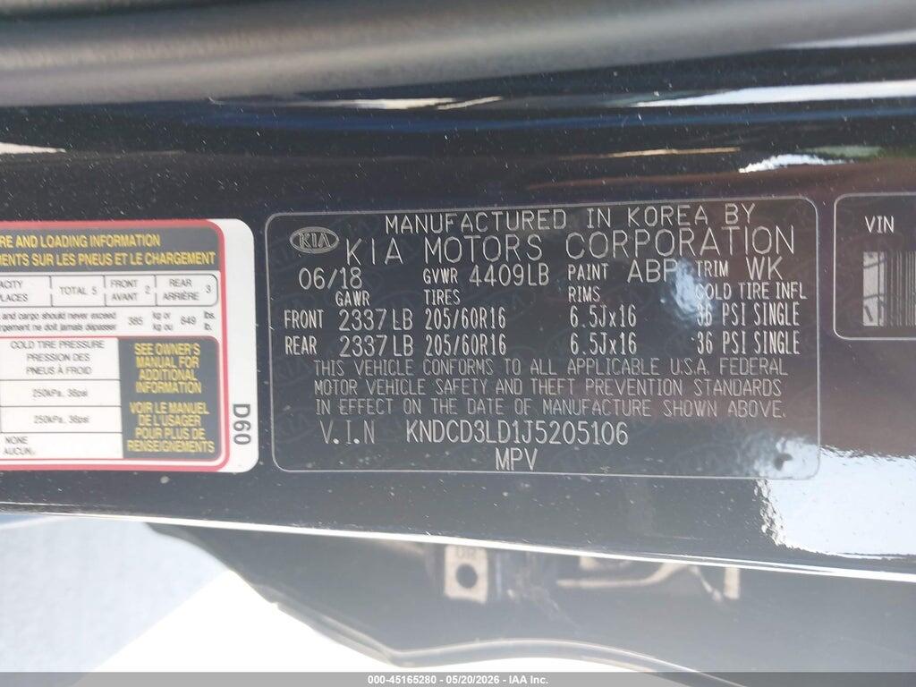 KNDCD3LD1J5205106 2018 KIA NIRO PLUG-IN HYBRID photo no. 9
