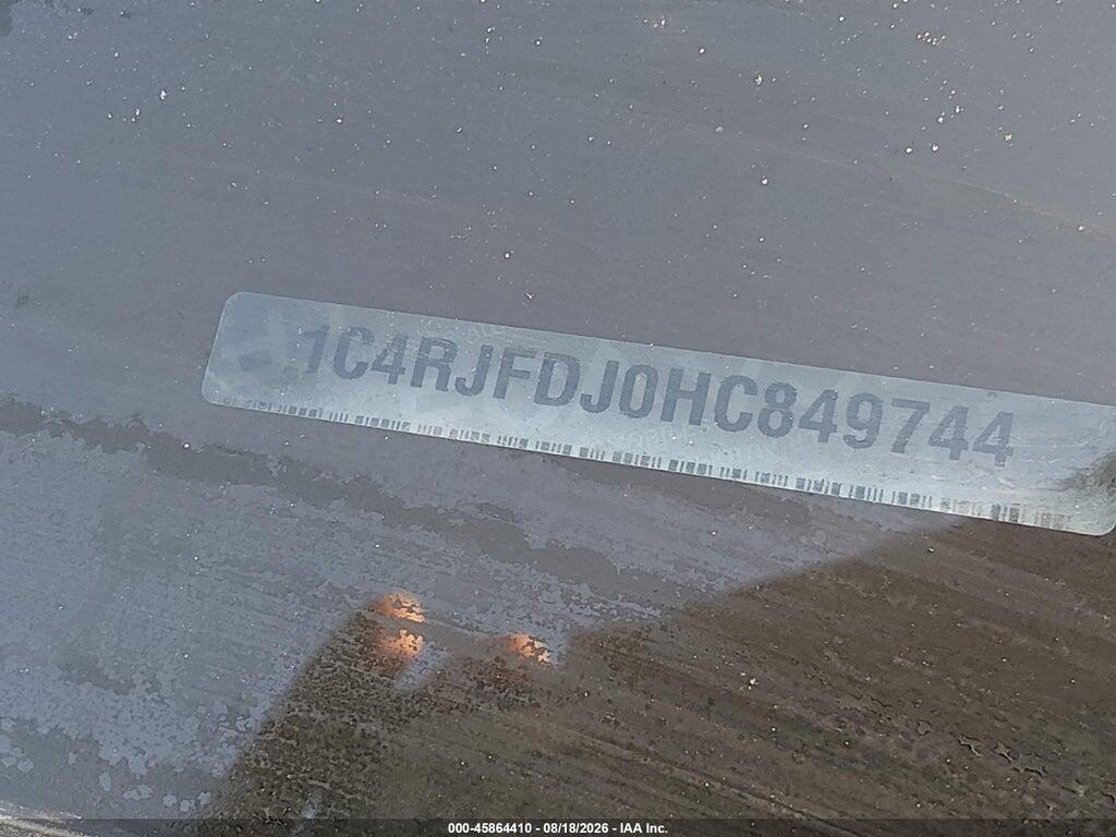 1C4RJFDJ0HC849744 2017 JEEP GRAND CHEROKEE photo no. 9
