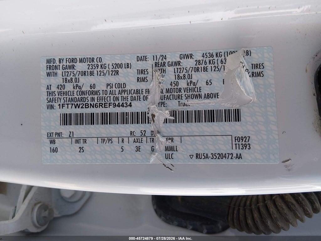 1FT7W2BN6REF94434 2024 FORD F-250 photo no. 9