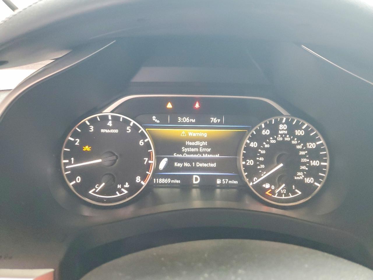 2017 NISSAN MURANO PLATINUM — Фото 9 из 13