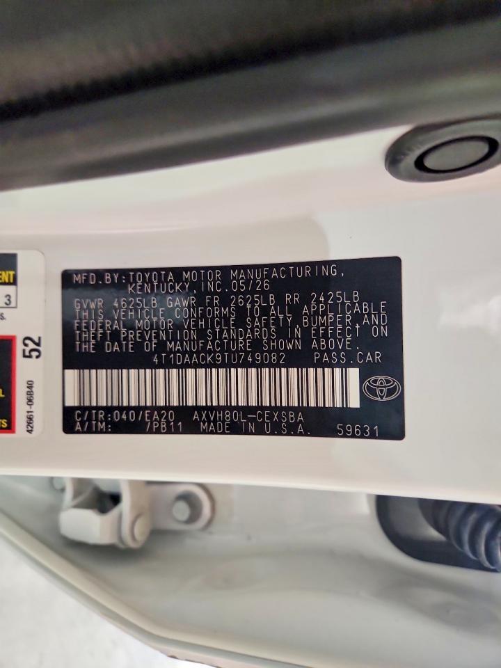 4T1DAACK9TU749082 2026 TOYOTA CAMRY photo no. 12
