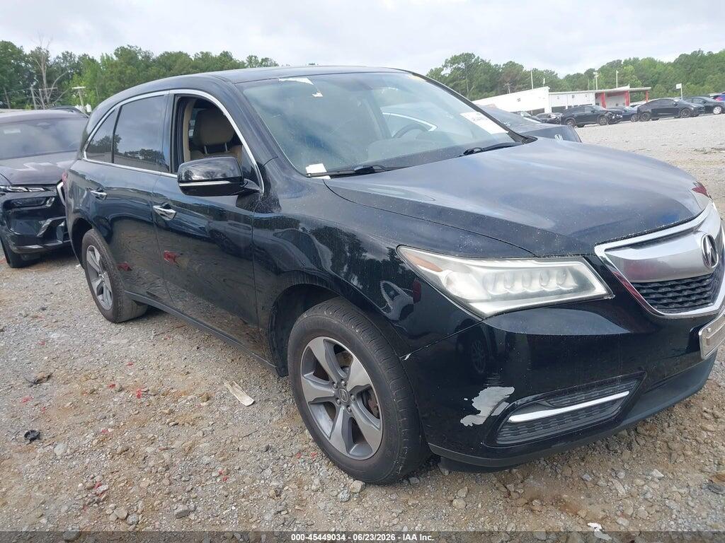 5FRYD3H2XGB017977 2016 ACURA MDX photo no. 1