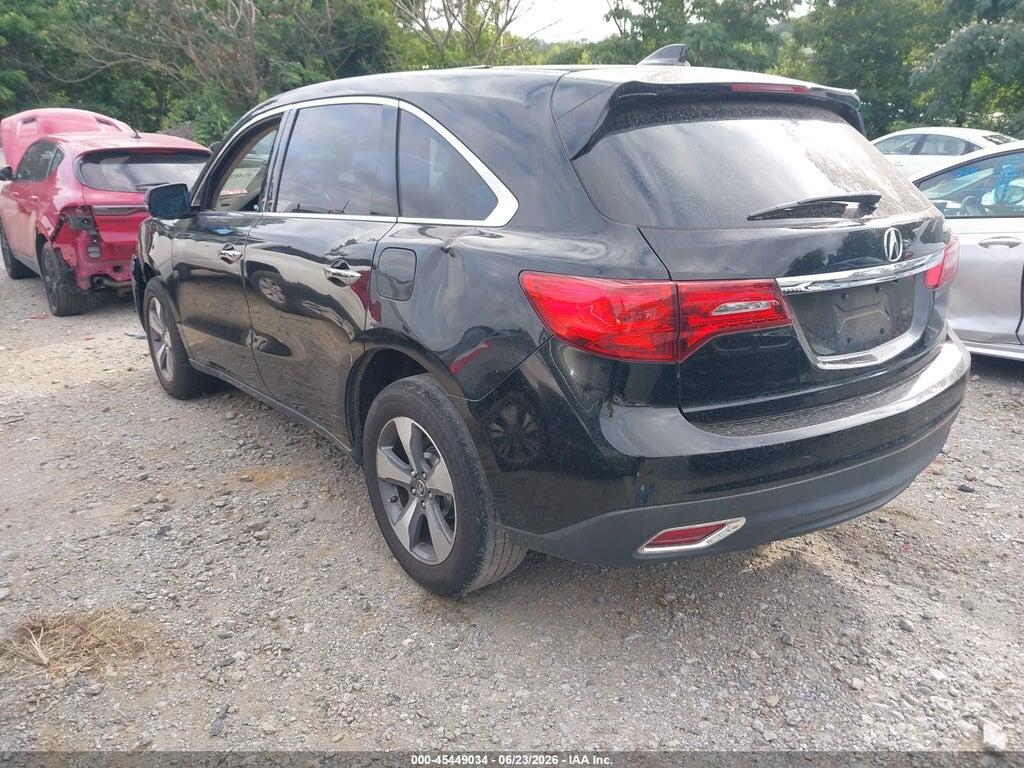 5FRYD3H2XGB017977 2016 ACURA MDX photo no. 3