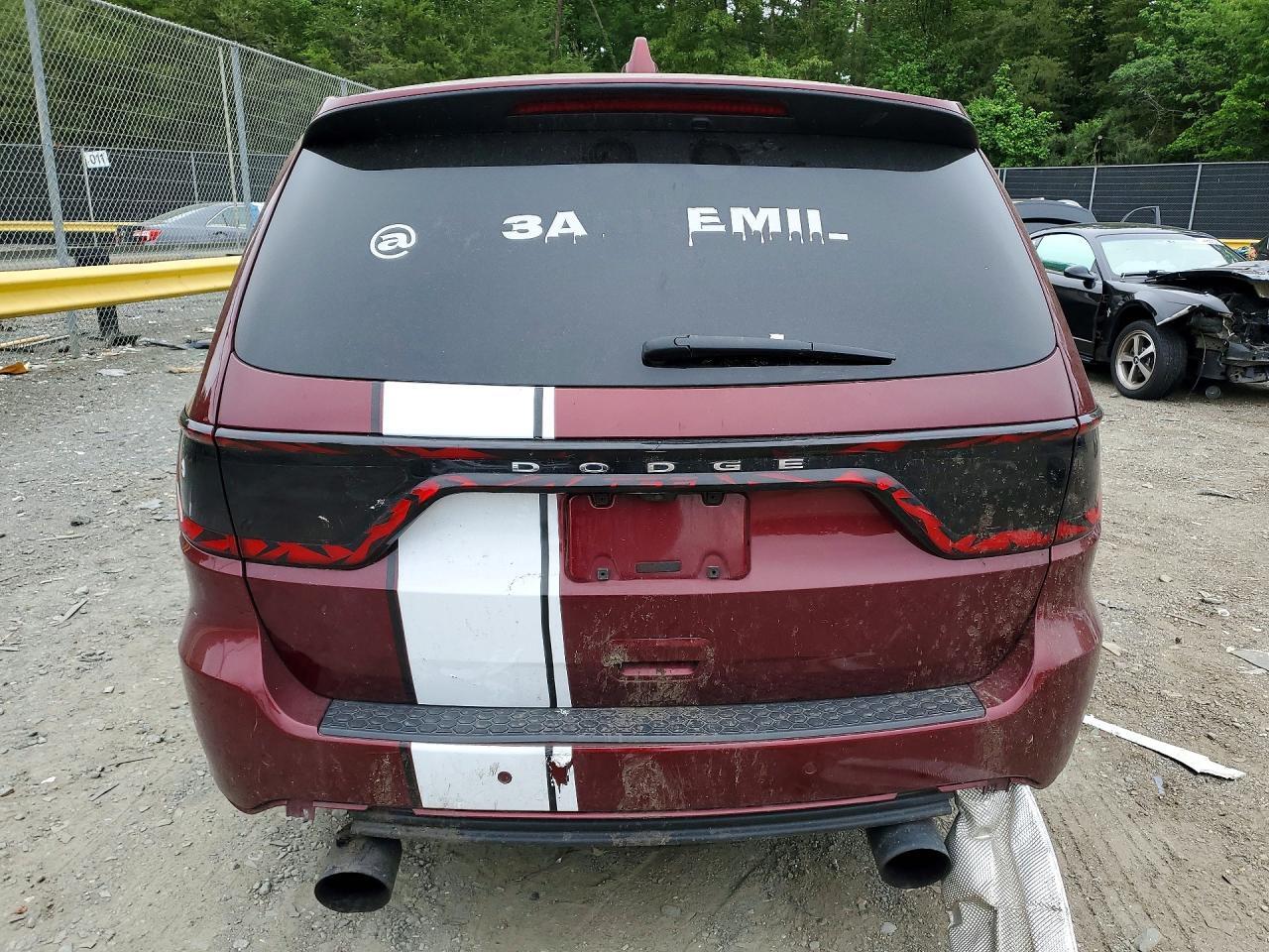 1C4SDJCT7NC156566 2022 DODGE DURANGO photo no. 6