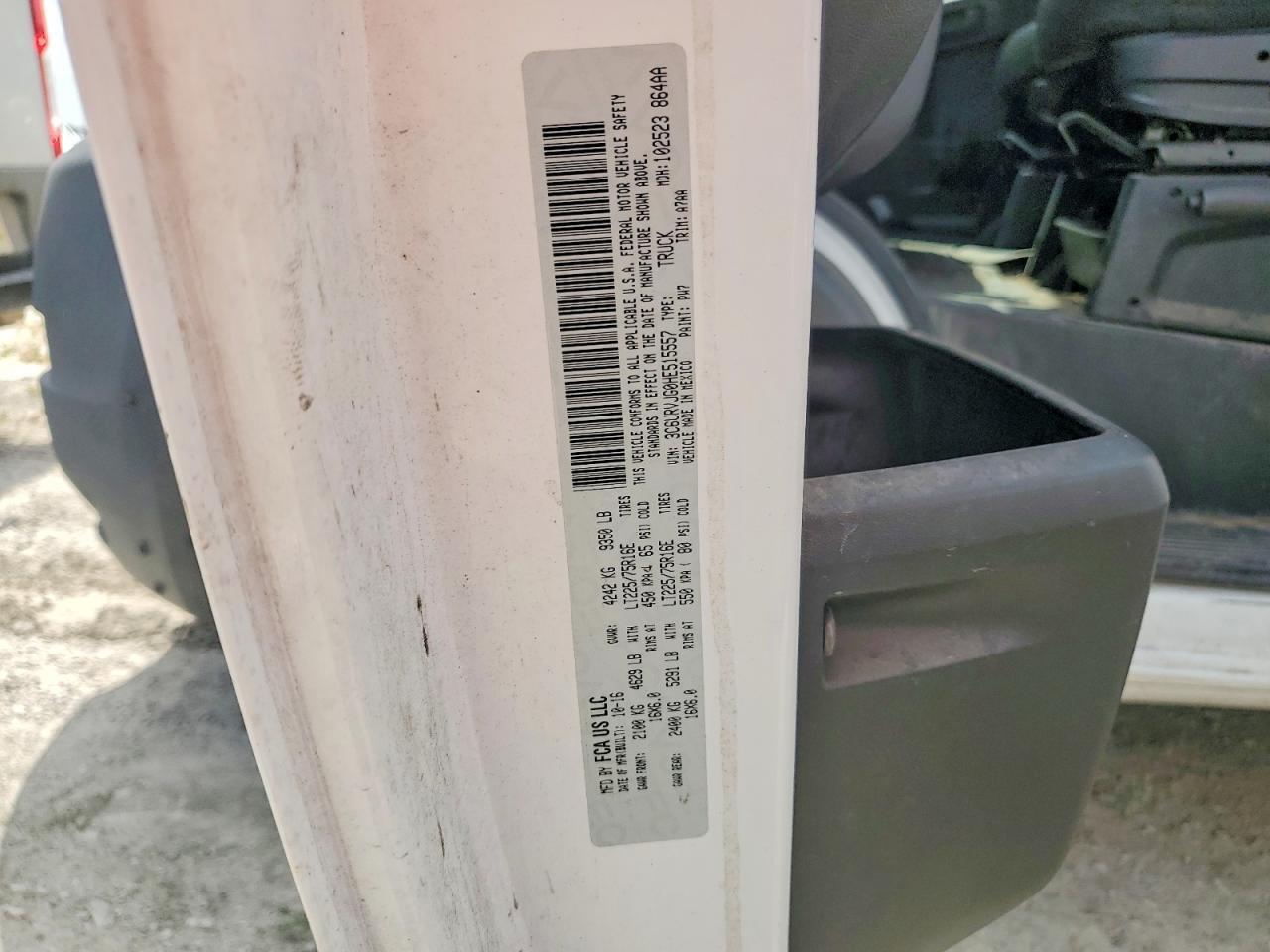 2017 RAM PROMASTER 3500 3500 HIGH — Фото 13 из 13