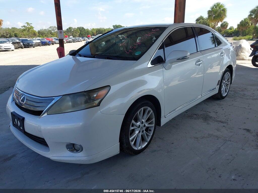 JTHBB1BAXA2032165 2010 LEXUS HS 250H photo no. 2