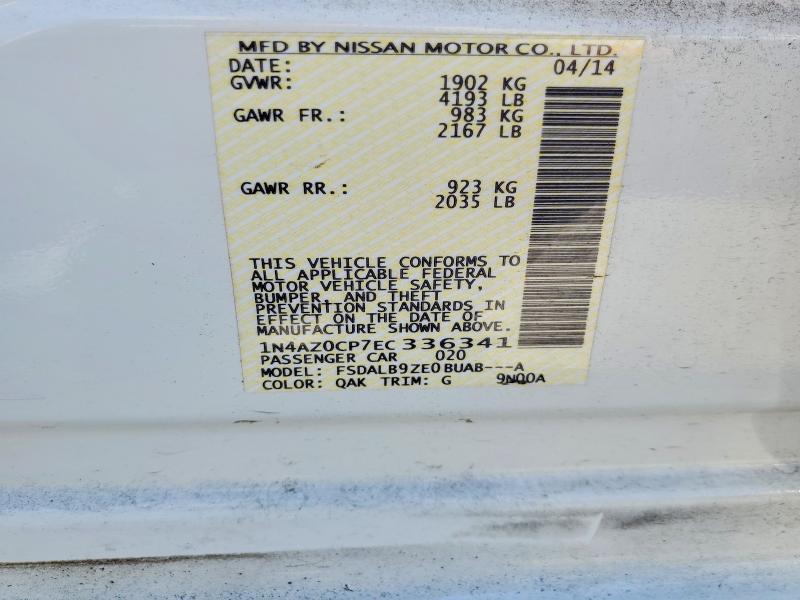 2014 NISSAN LEAF S — Фото 14 из 14