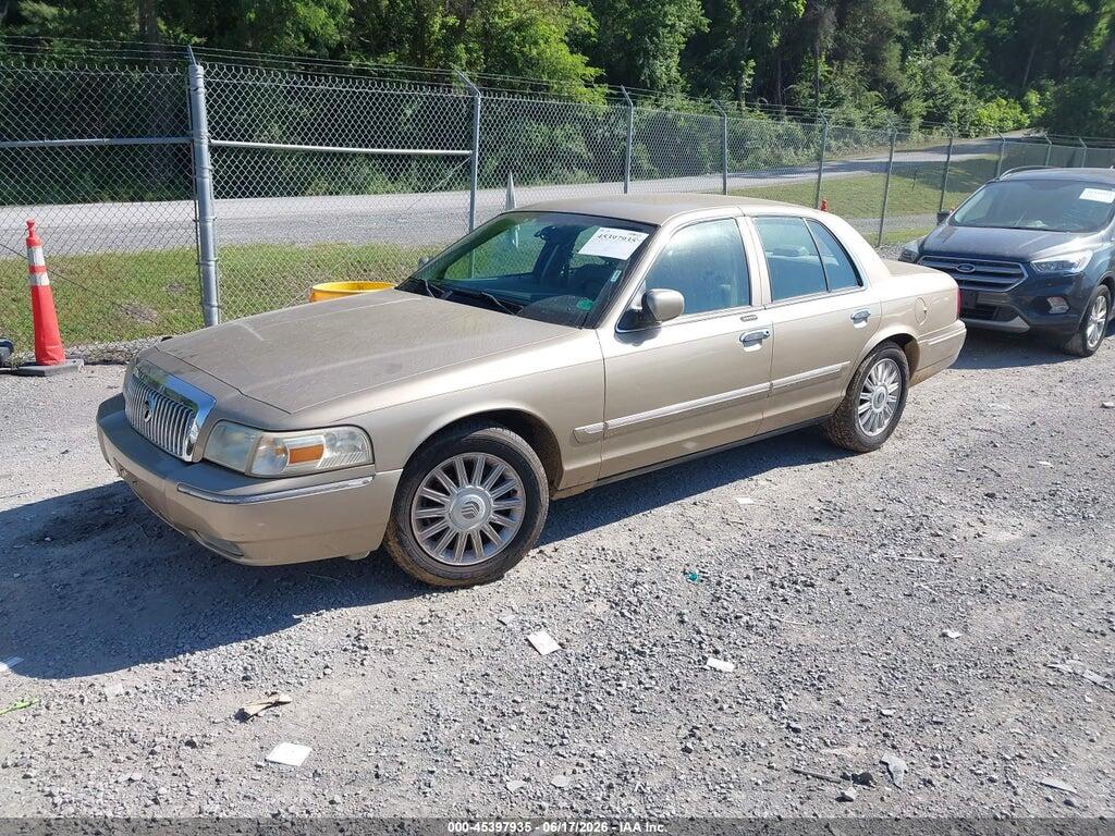 2MEFM75V08X652592 2008 MERCURY GRAND MARQUIS photo no. 2