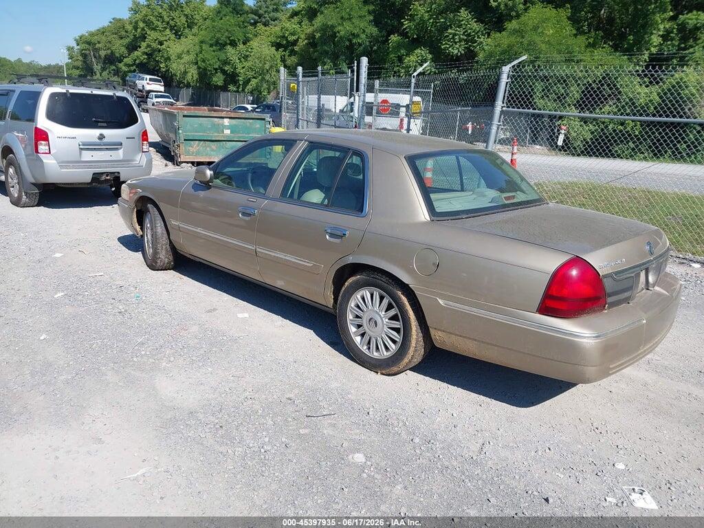 2MEFM75V08X652592 2008 MERCURY GRAND MARQUIS photo no. 3