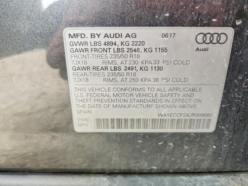2018 AUDI Q3 PREMIUM — Фото 13 из 13