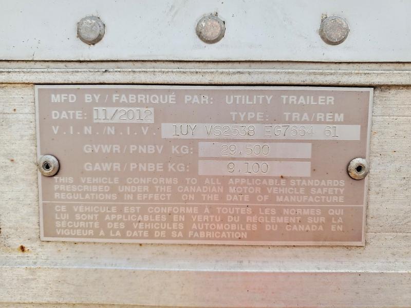 2014 UTILITY DRY VAN TRAILER — Фото 9 из 9
