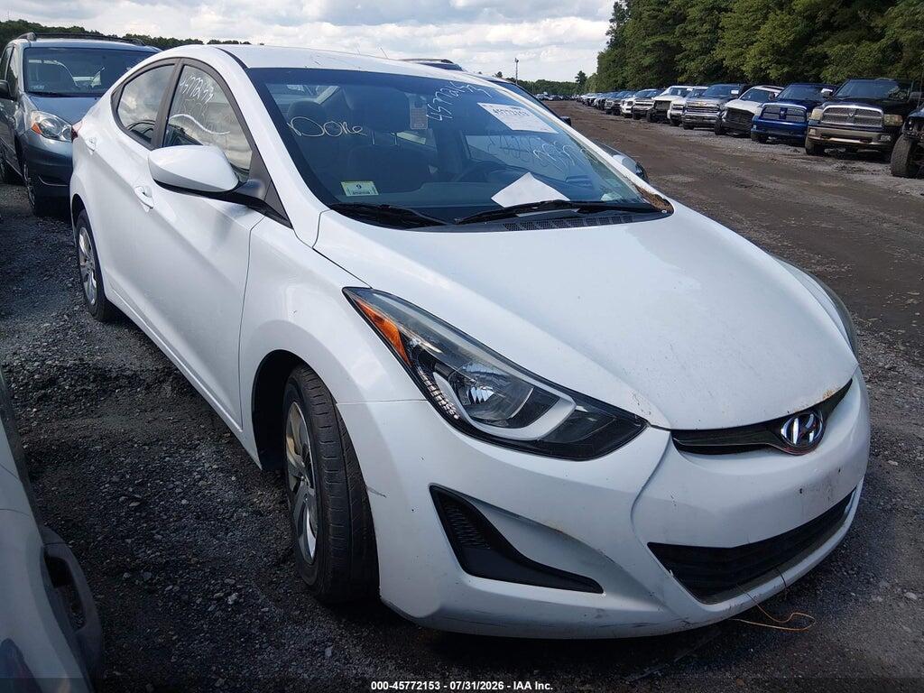 5NPDH4AE4GH765818 2016 HYUNDAI ELANTRA photo no. 1