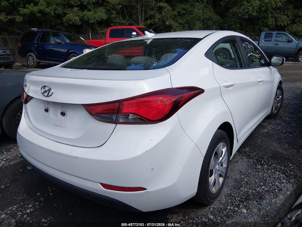 5NPDH4AE4GH765818 2016 HYUNDAI ELANTRA photo no. 4